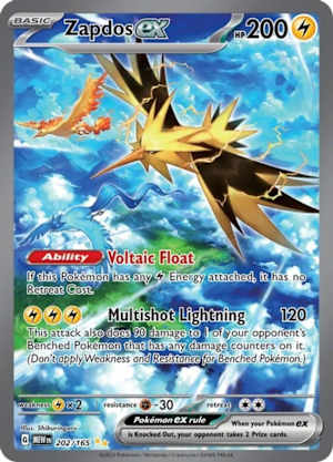 Zapdos EX Pokemon 151